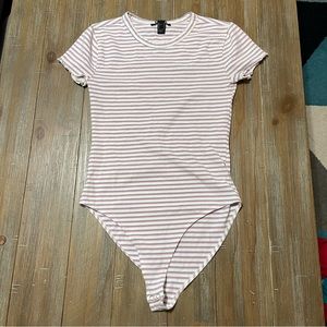 Forever 21 striped bodysuit